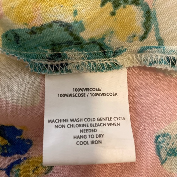 O’Neill Iveta Floral Boho Spaguetti Strap Tank S - Picture 10 of 10